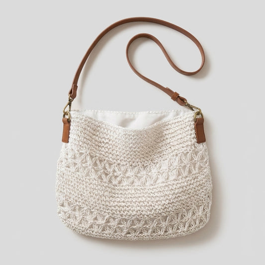 Riviera Crochet Shoulder Bag