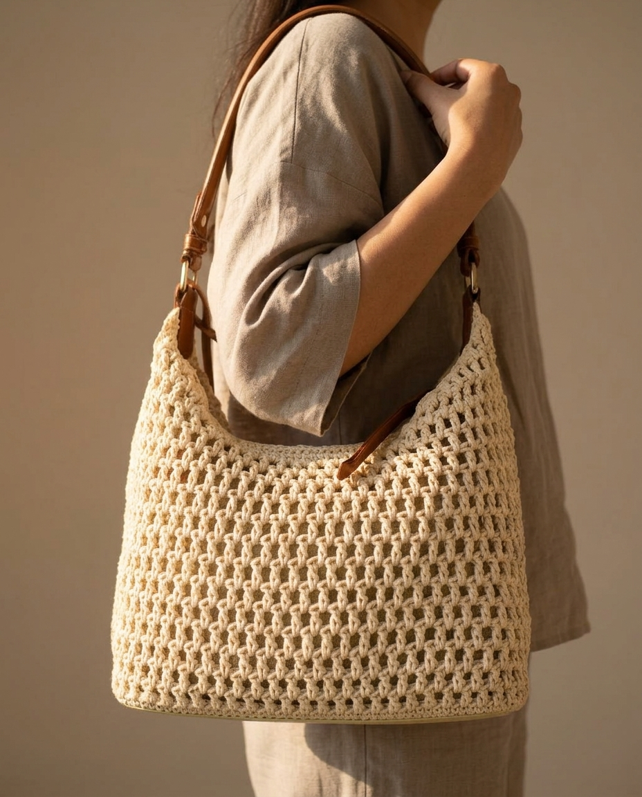 Capri Crochet Shoulder Bag - product_gallery 3