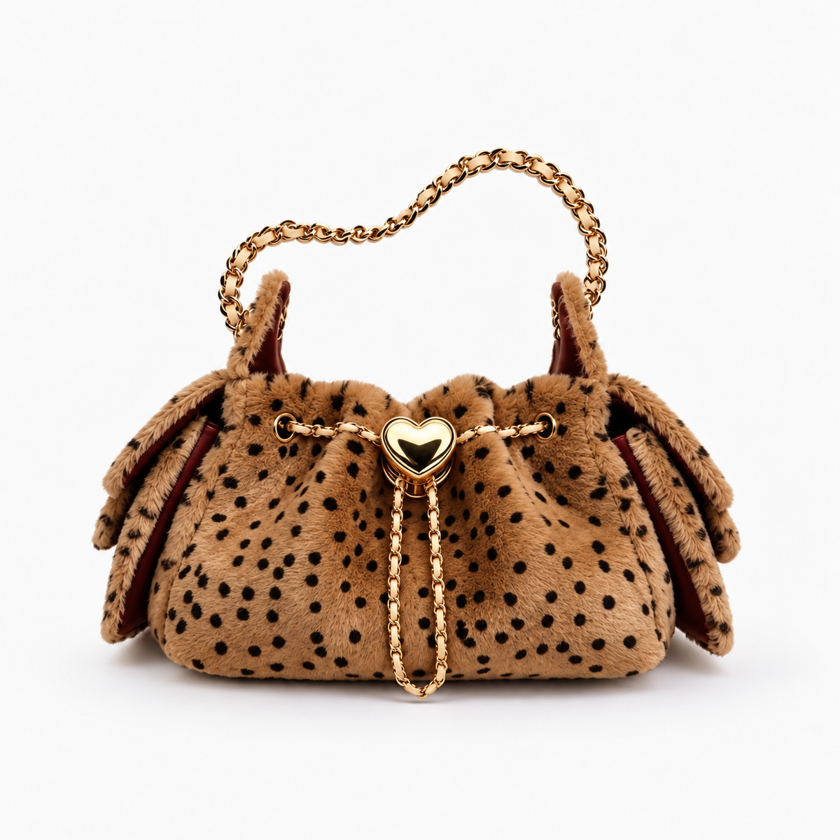 Ruby Soft Drawstring Bucket Bag — Brown | Hudson & Wells