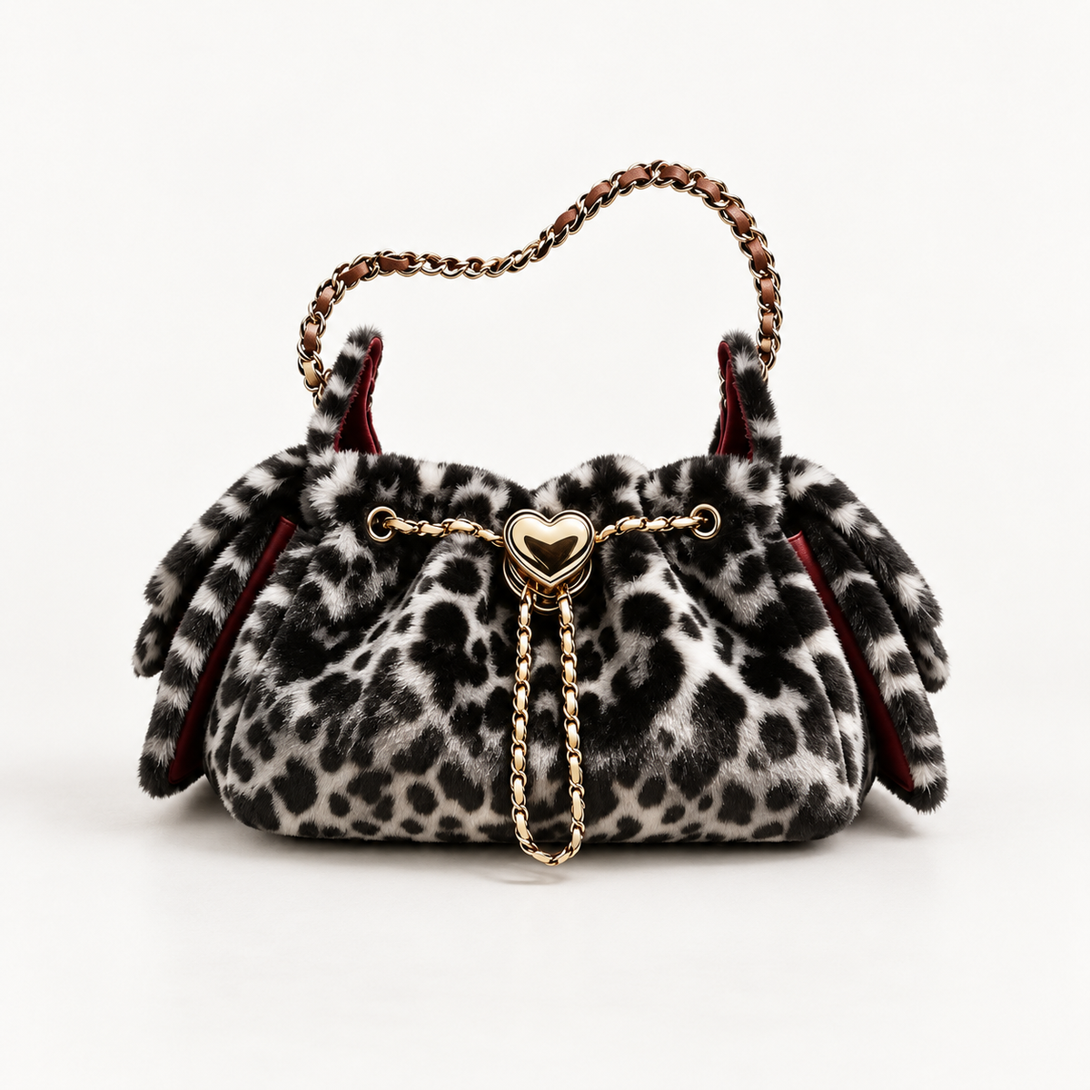Ruby Soft Drawstring Bucket Bag — Leopard | Hudson & Wells