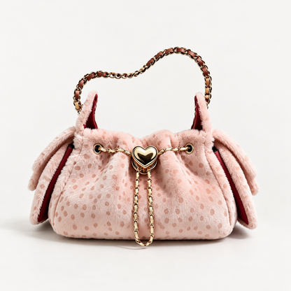 Ruby Soft Drawstring Bucket Bag — Light Pink | Hudson & Wells
