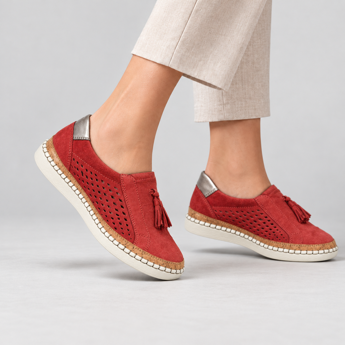 Sadie Stretch Tassel Loafers | Hudson & Wells
