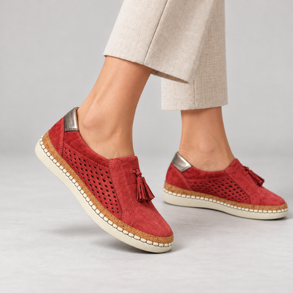 Sadie Stretch Tassel Loafers | Hudson & Wells