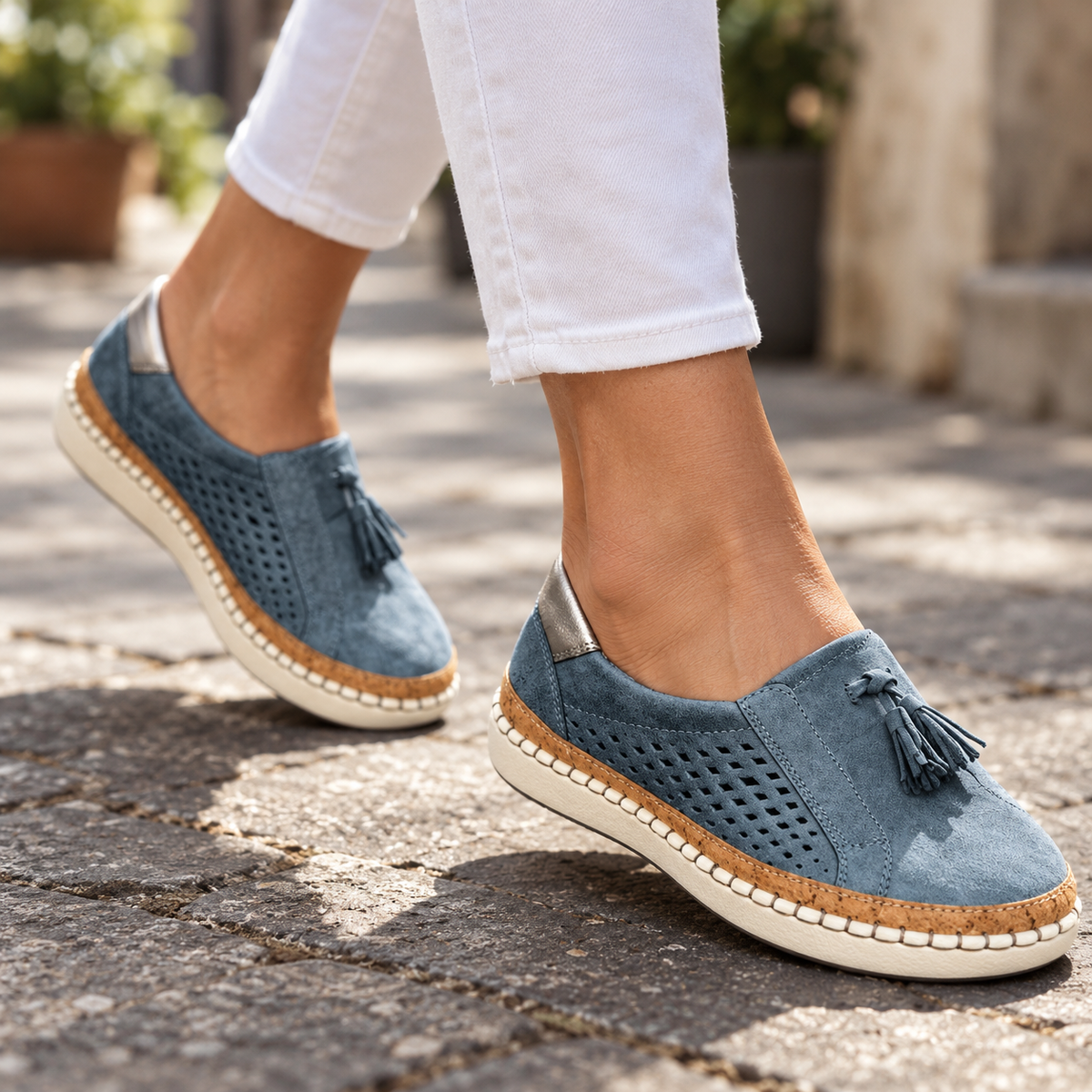 Sadie Stretch Tassel Loafers | Hudson & Wells