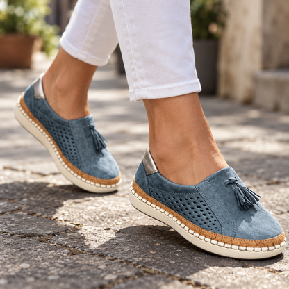 Sadie Stretch Tassel Loafers | Hudson & Wells