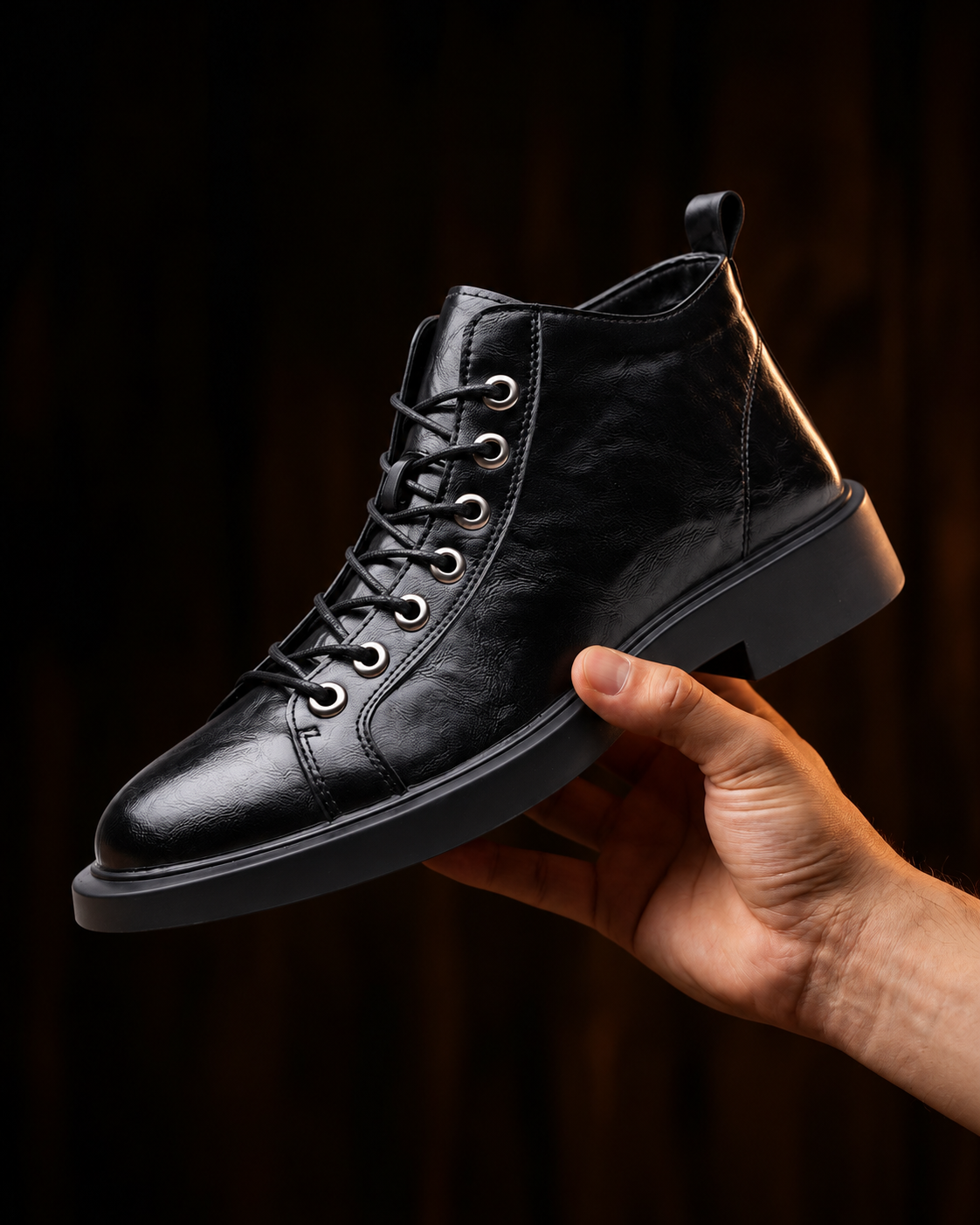Silas Cap-Toe Lace-Up Boot | Hudson & Wells