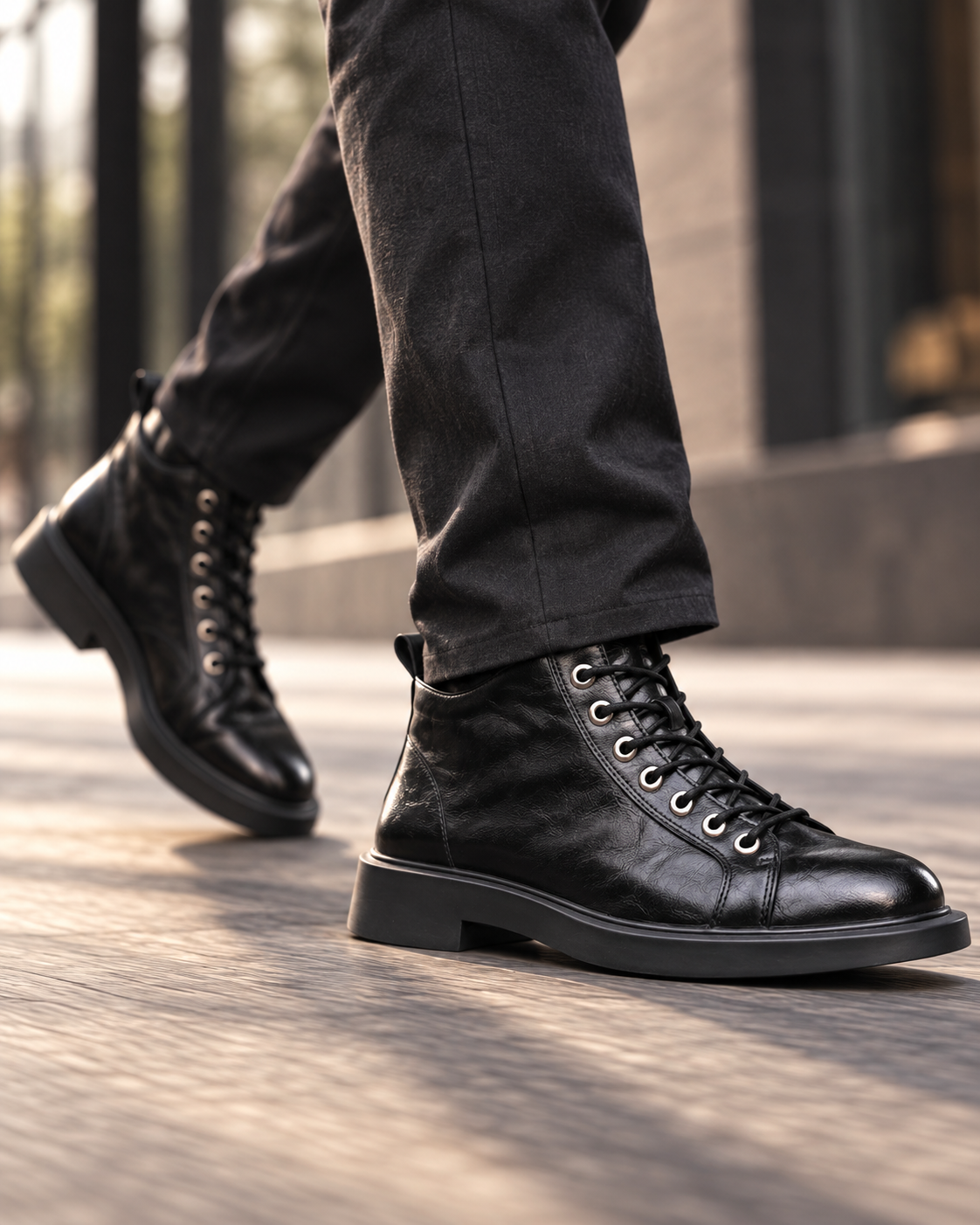 Silas Cap-Toe Lace-Up Boot | Hudson & Wells