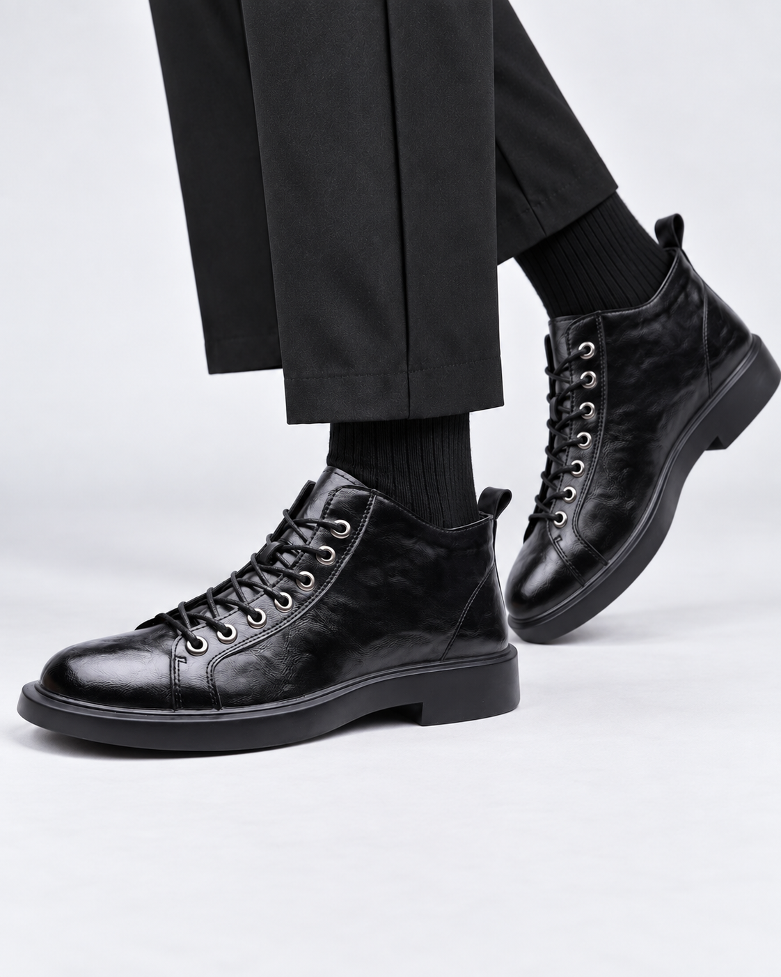 Silas Cap-Toe Lace-Up Boot | Hudson & Wells