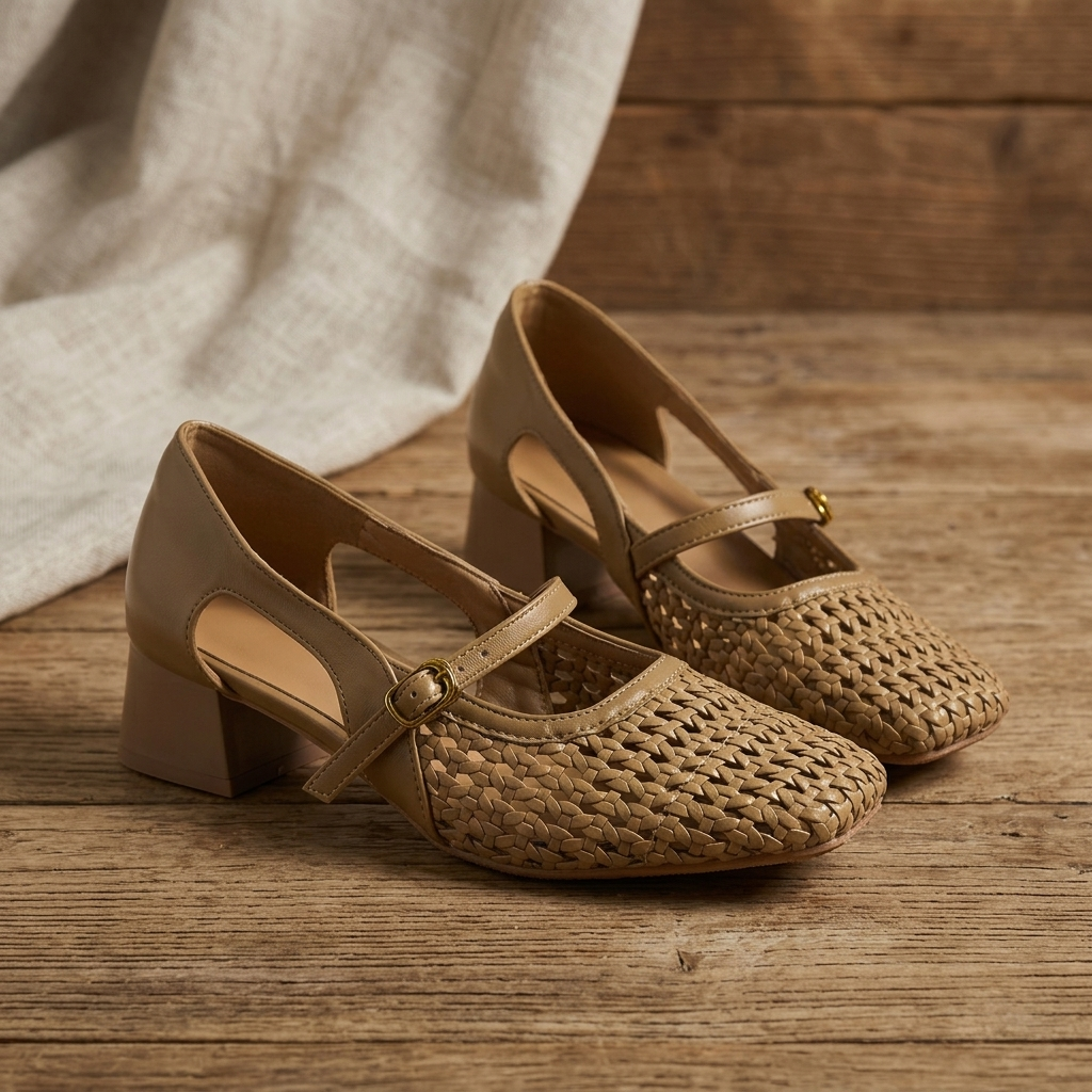 Spencer Woven Mary Jane | Hudson & Wells