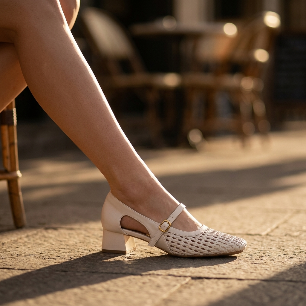 Spencer Woven Mary Jane | Hudson & Wells