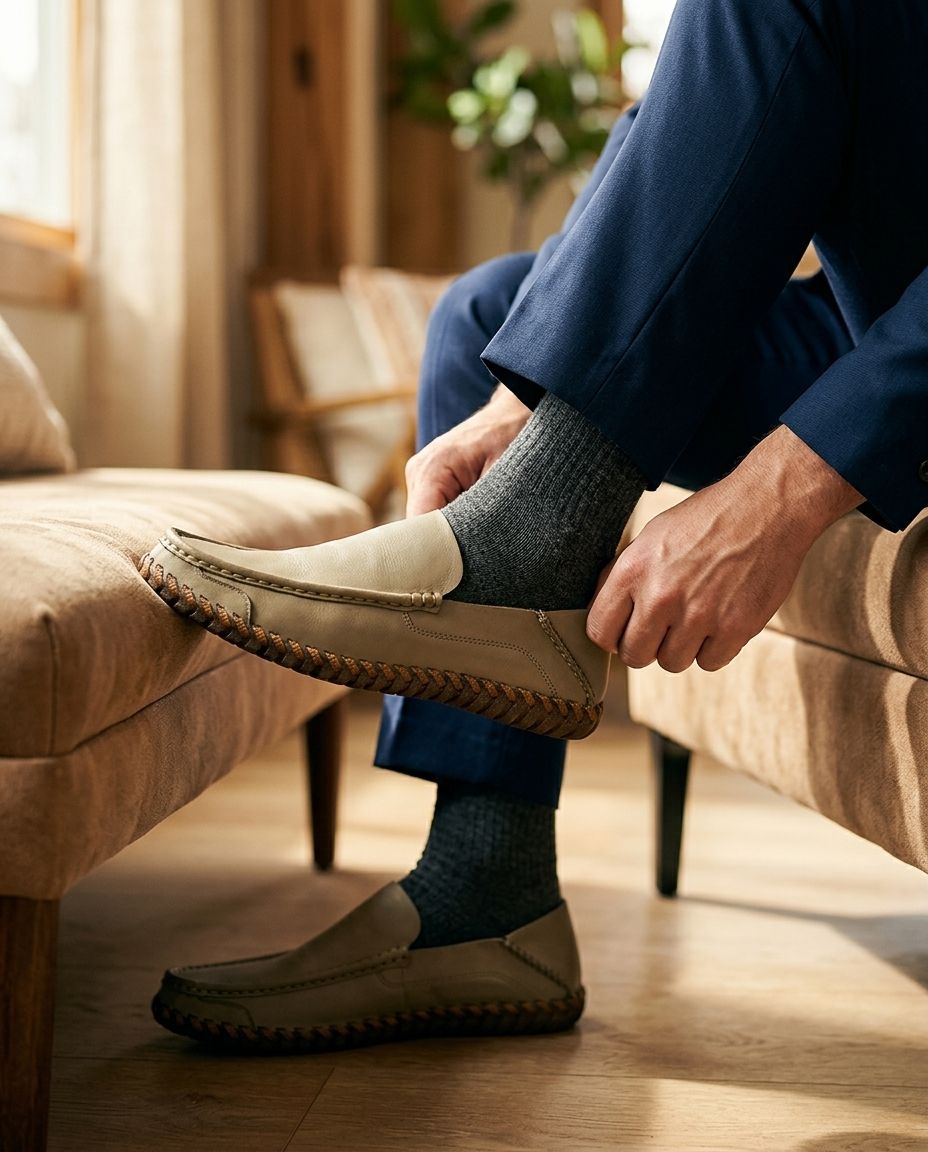 Sterling Moc-Toe Loafer | Hudson & Wells