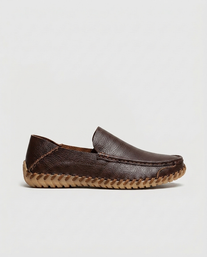 Sterling Moc-Toe Loafer — Brown | Hudson & Wells