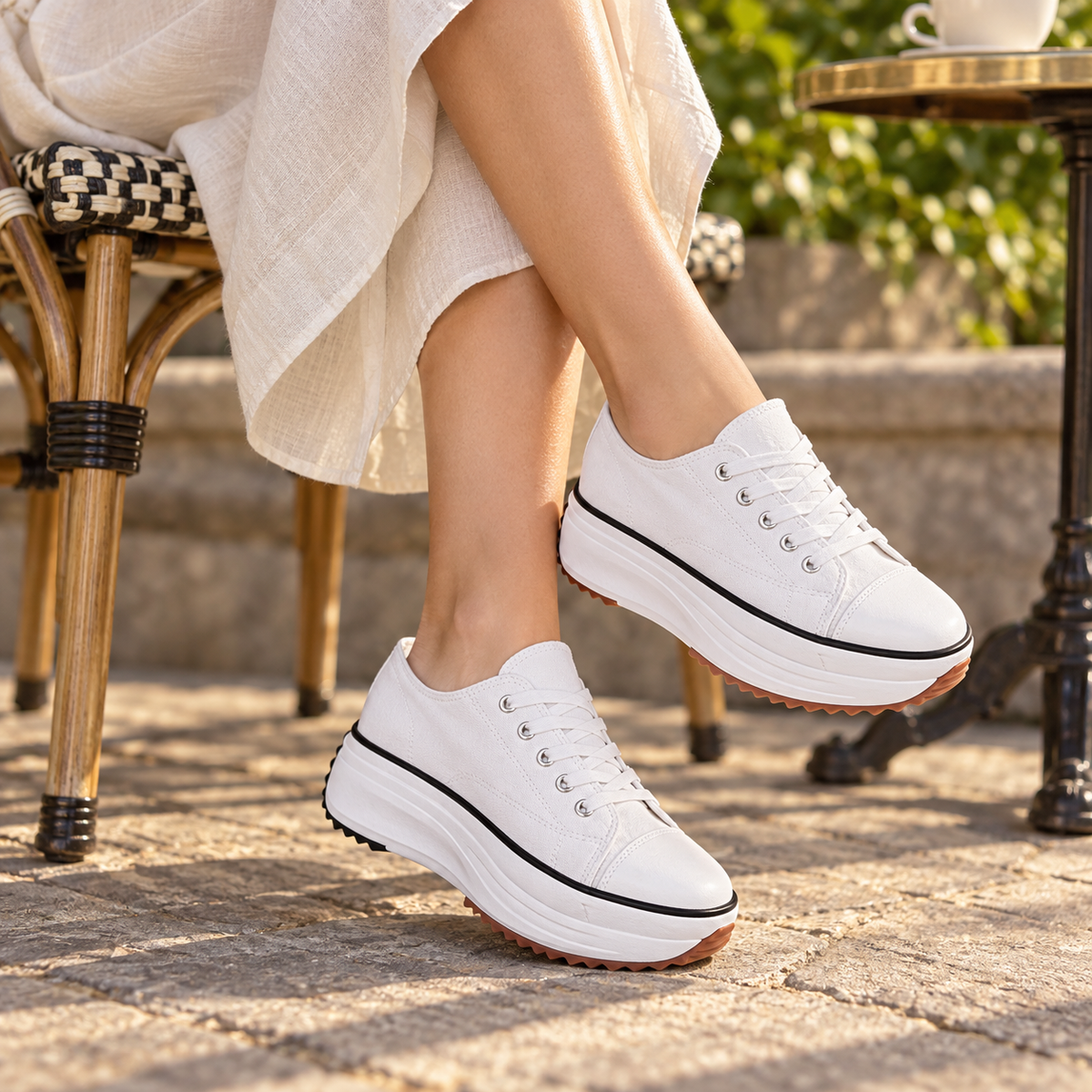 Sterling Ridged Platform Sneaker | Hudson & Wells