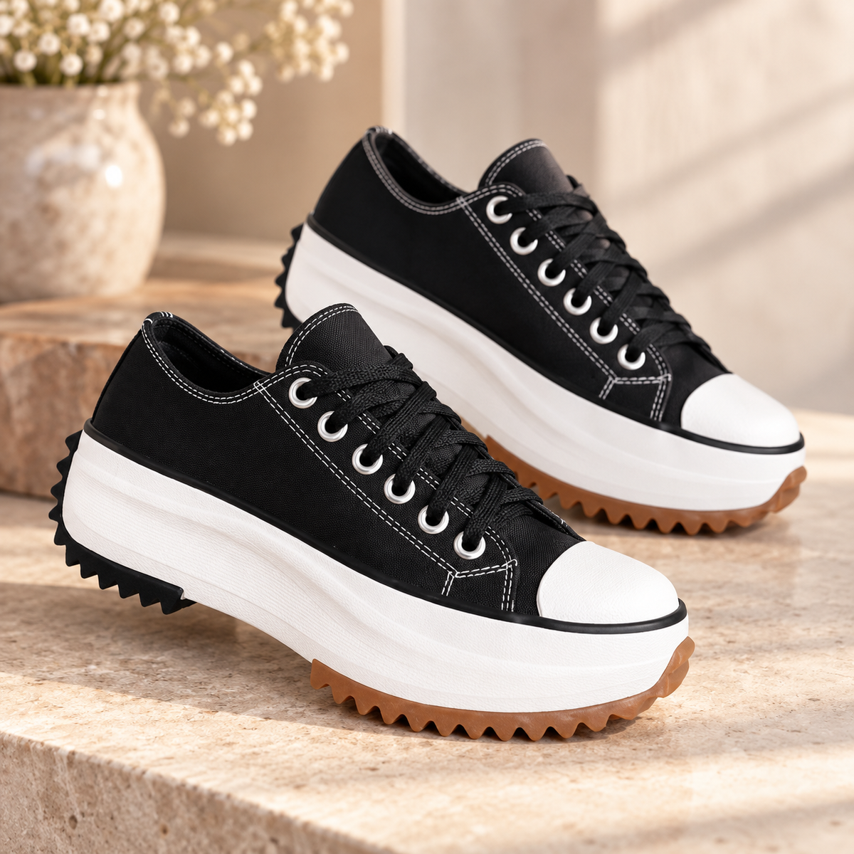 Sterling Ridged Platform Sneaker | Hudson & Wells