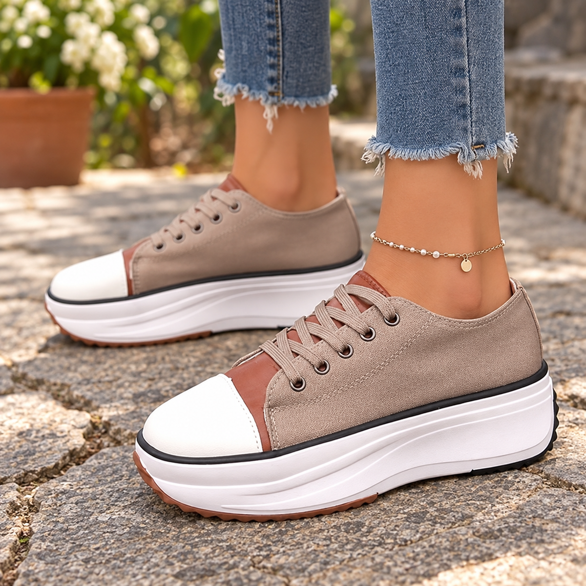 Sterling Ridged Platform Sneaker | Hudson & Wells