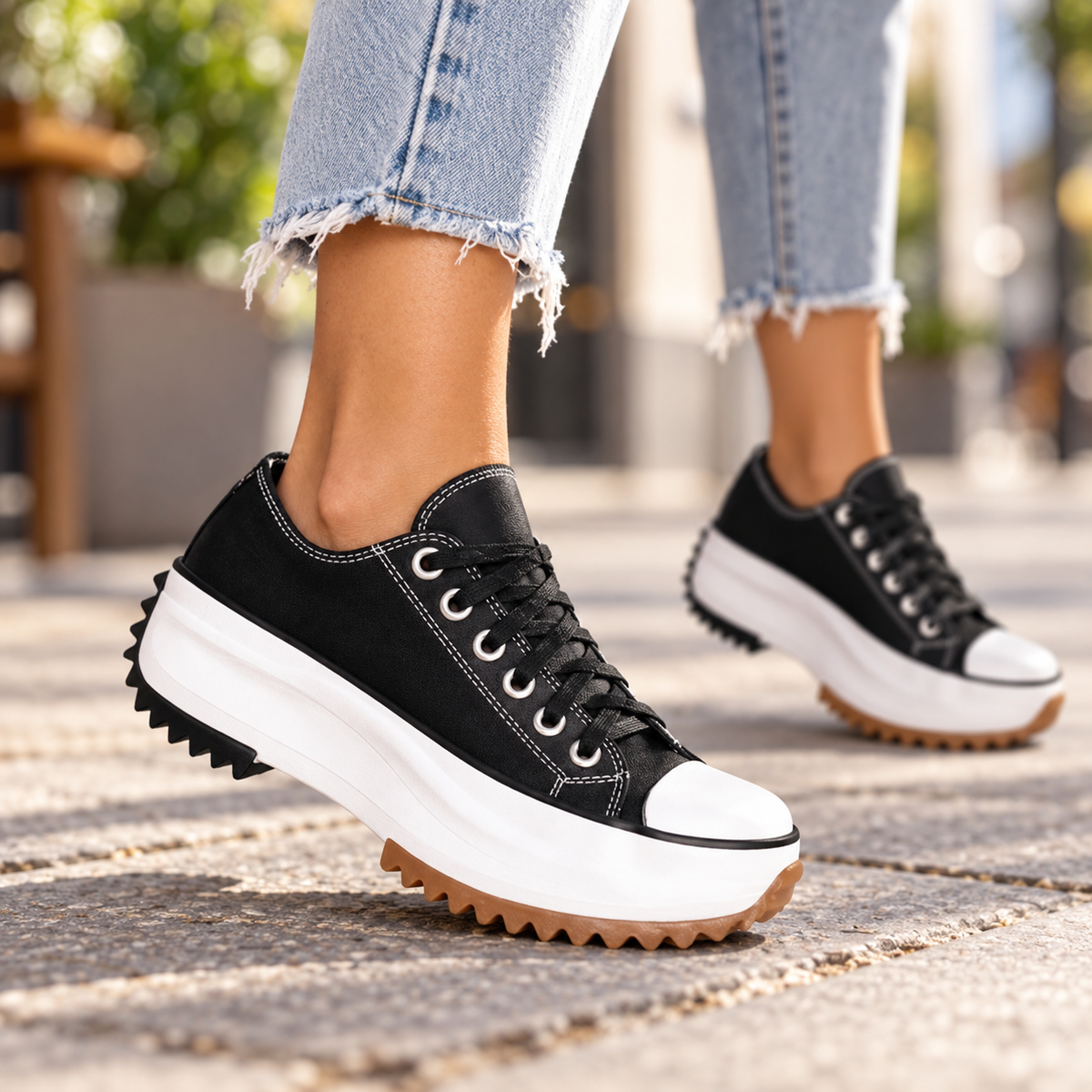 Sterling Ridged Platform Sneaker | Hudson & Wells