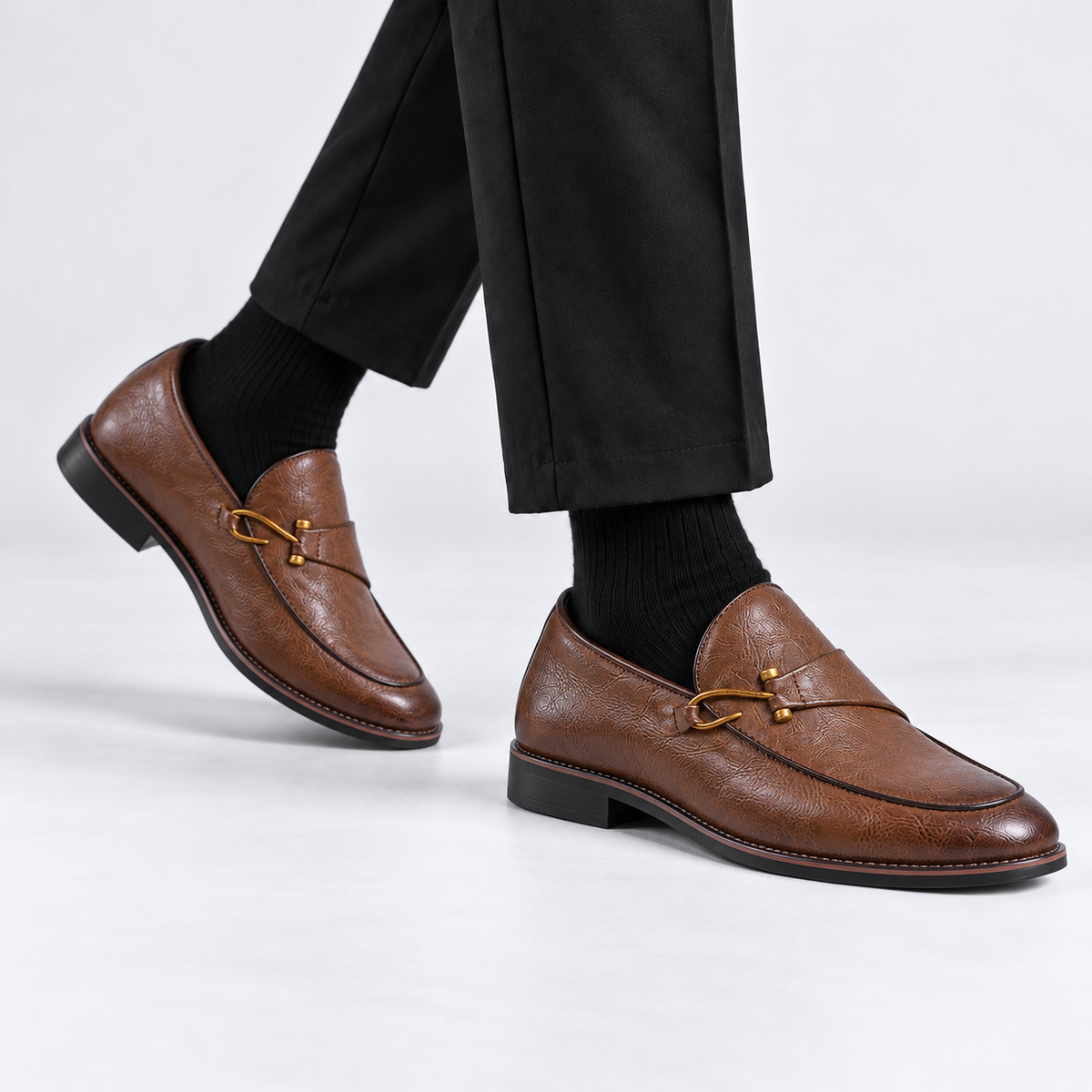 Thatcher Easy Slip-On Loafers, Apron Toe | Hudson & Wells