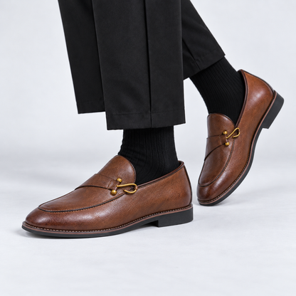 Thatcher Easy Slip-On Loafers, Apron Toe | Hudson & Wells