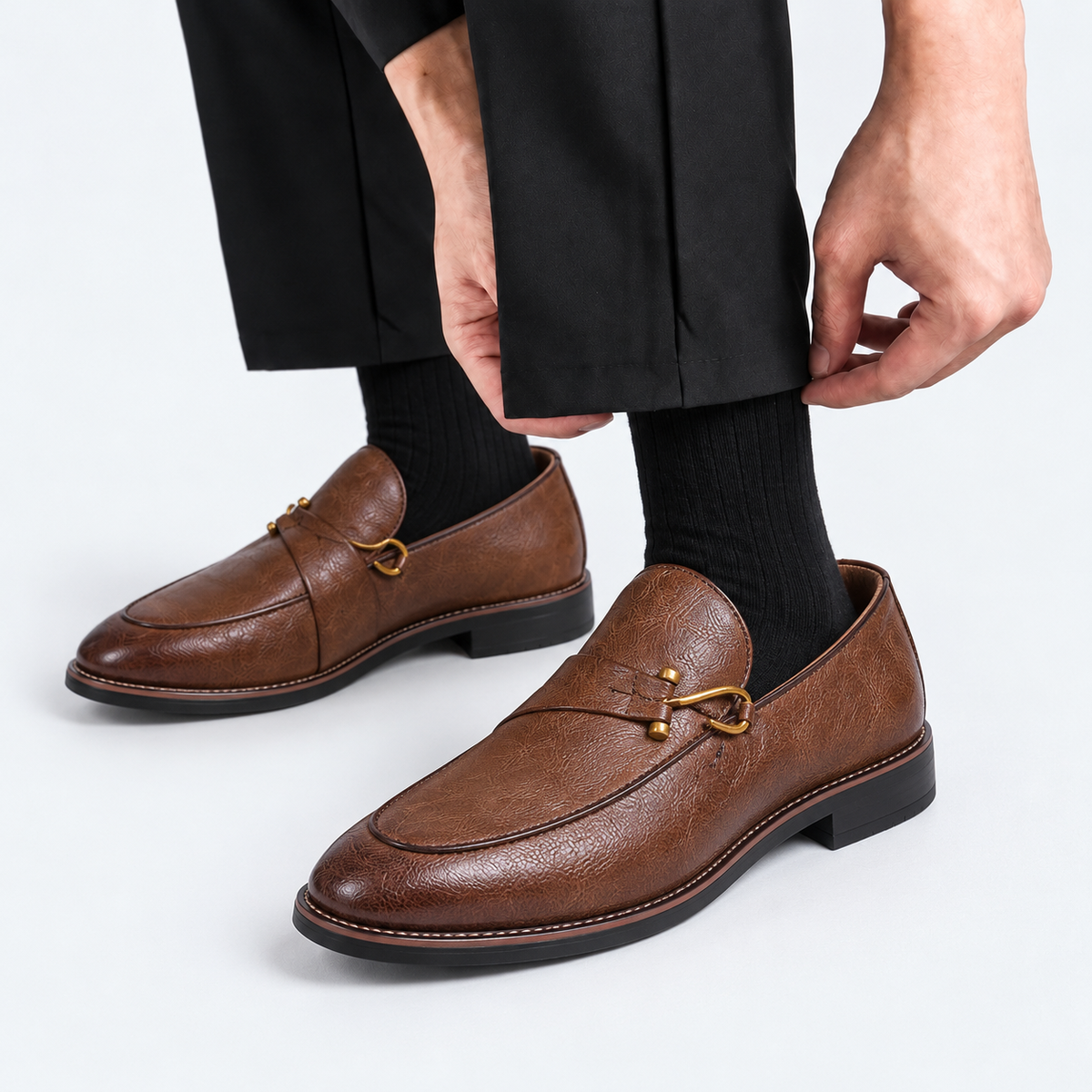 Thatcher Easy Slip-On Loafers, Apron Toe | Hudson & Wells