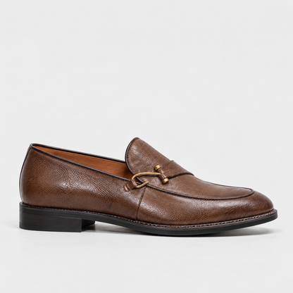 Thatcher Easy Slip-On Loafers, Apron Toe — Brown | Hudson & Wells