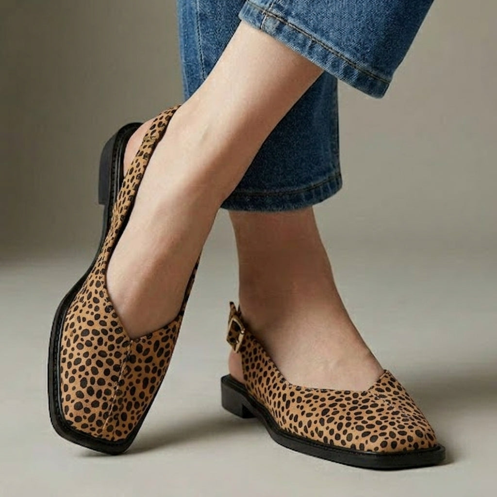 Genevieve Slip-On Flat — Cheetah