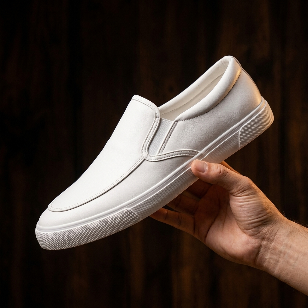 Theo Apron-Toe Slip-On | Hudson & Wells