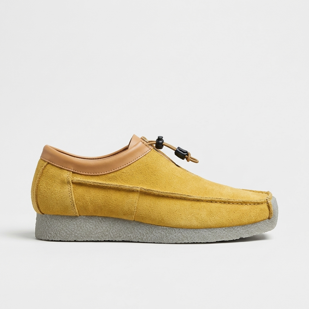 Warren Toggle Moc-Toe Slip-On — Yellow | Hudson & Wells