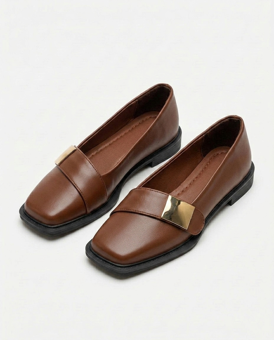Wesley Square-Toe Loafer | Hudson & Wells