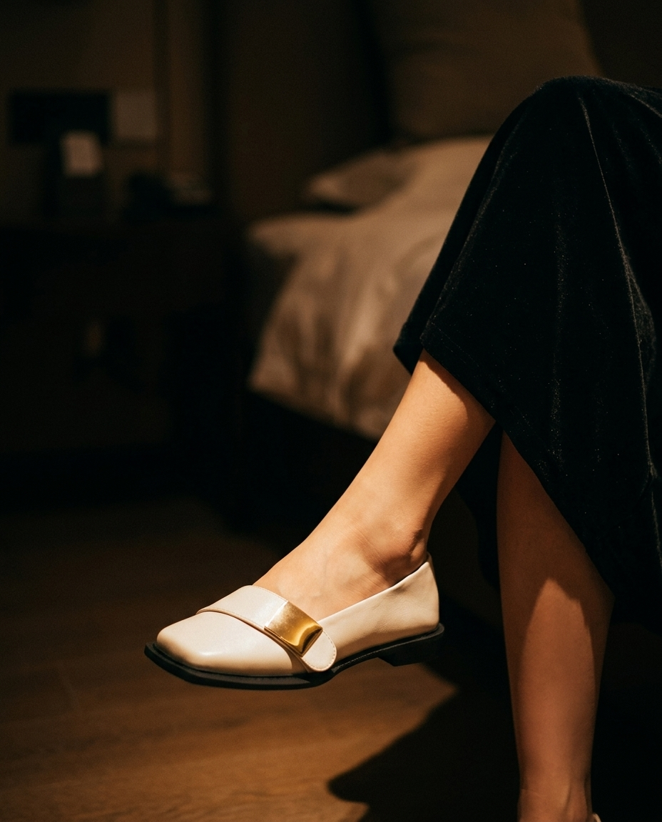 Wesley Square-Toe Loafer | Hudson & Wells