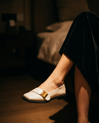 Wesley Square-Toe Loafer | Hudson & Wells