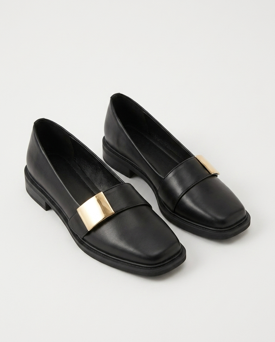 Wesley Square-Toe Loafer | Hudson & Wells