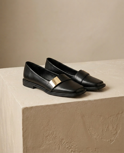 Wesley Square-Toe Loafer | Hudson & Wells