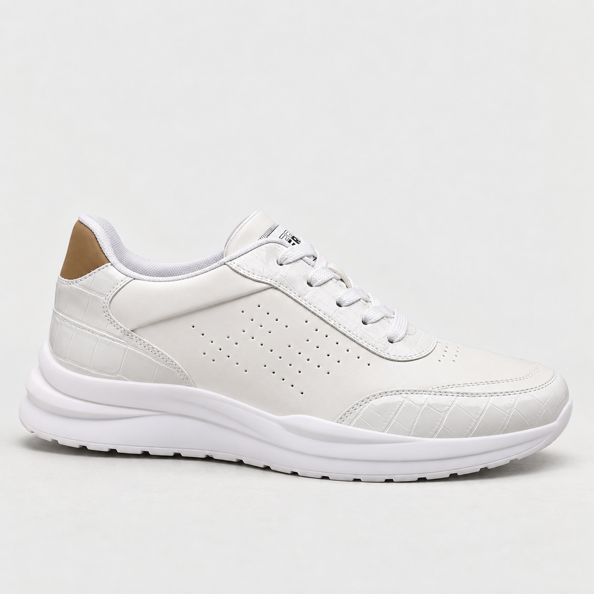 Weston Men's Lightweight Casual Shoes — White | Hudson & Wells