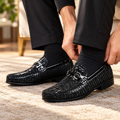 Whitaker Leather Slip-On Loafers | Hudson & Wells