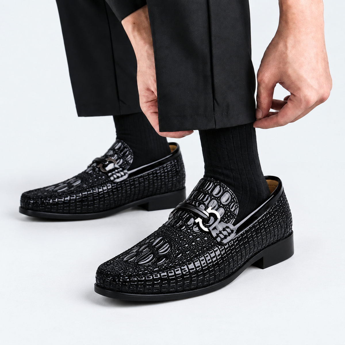 Whitaker Leather Slip-On Loafers | Hudson & Wells