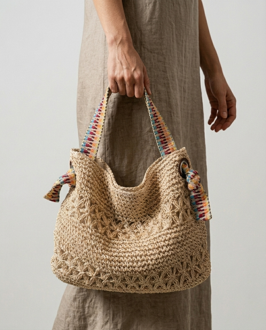 Amalfi Woven Hobo Bag - product_gallery 2