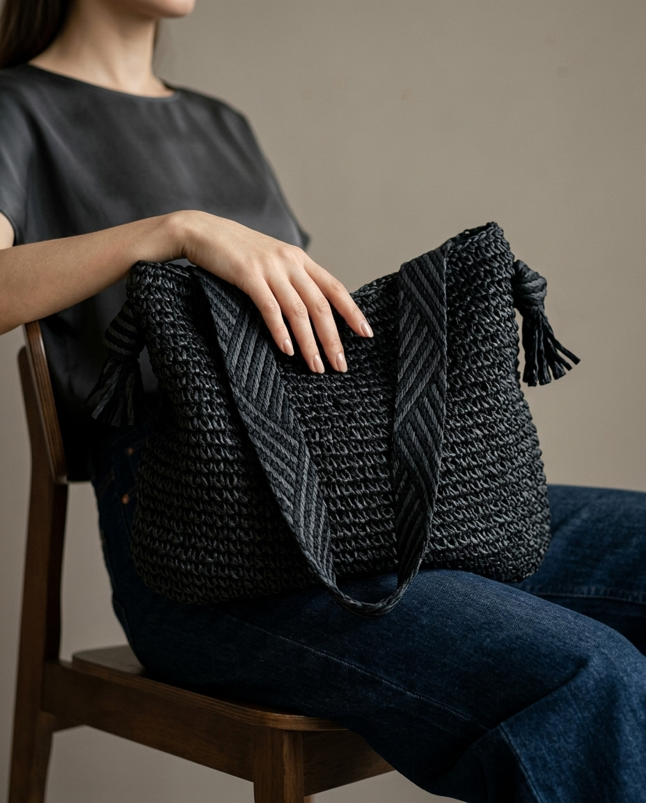 Amalfi Woven Hobo Bag - product_gallery 4