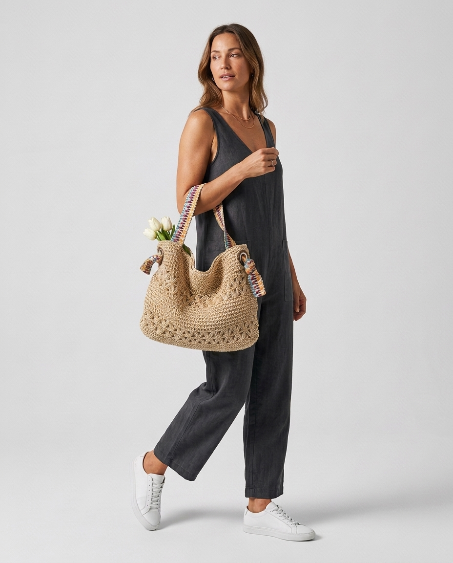 Amalfi Woven Hobo Bag - product_gallery 5