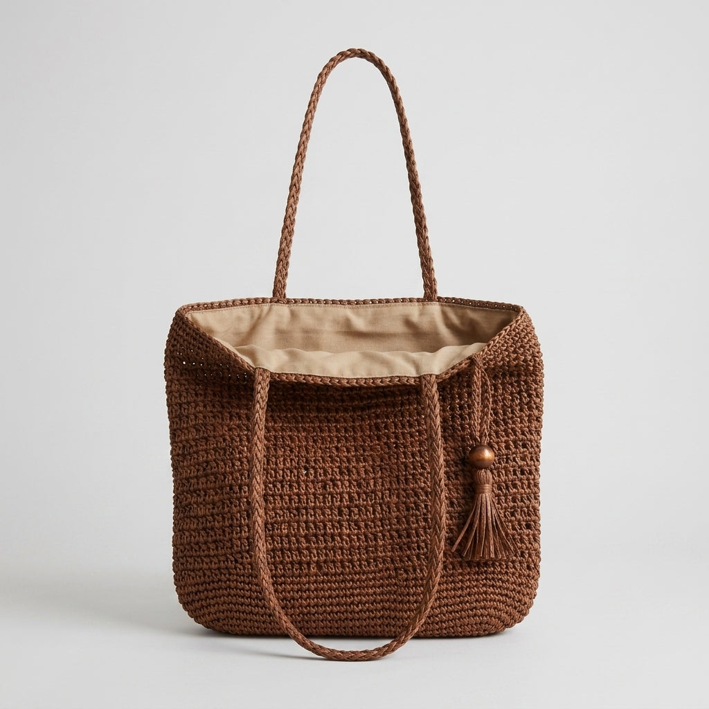 Woven Straw Tote