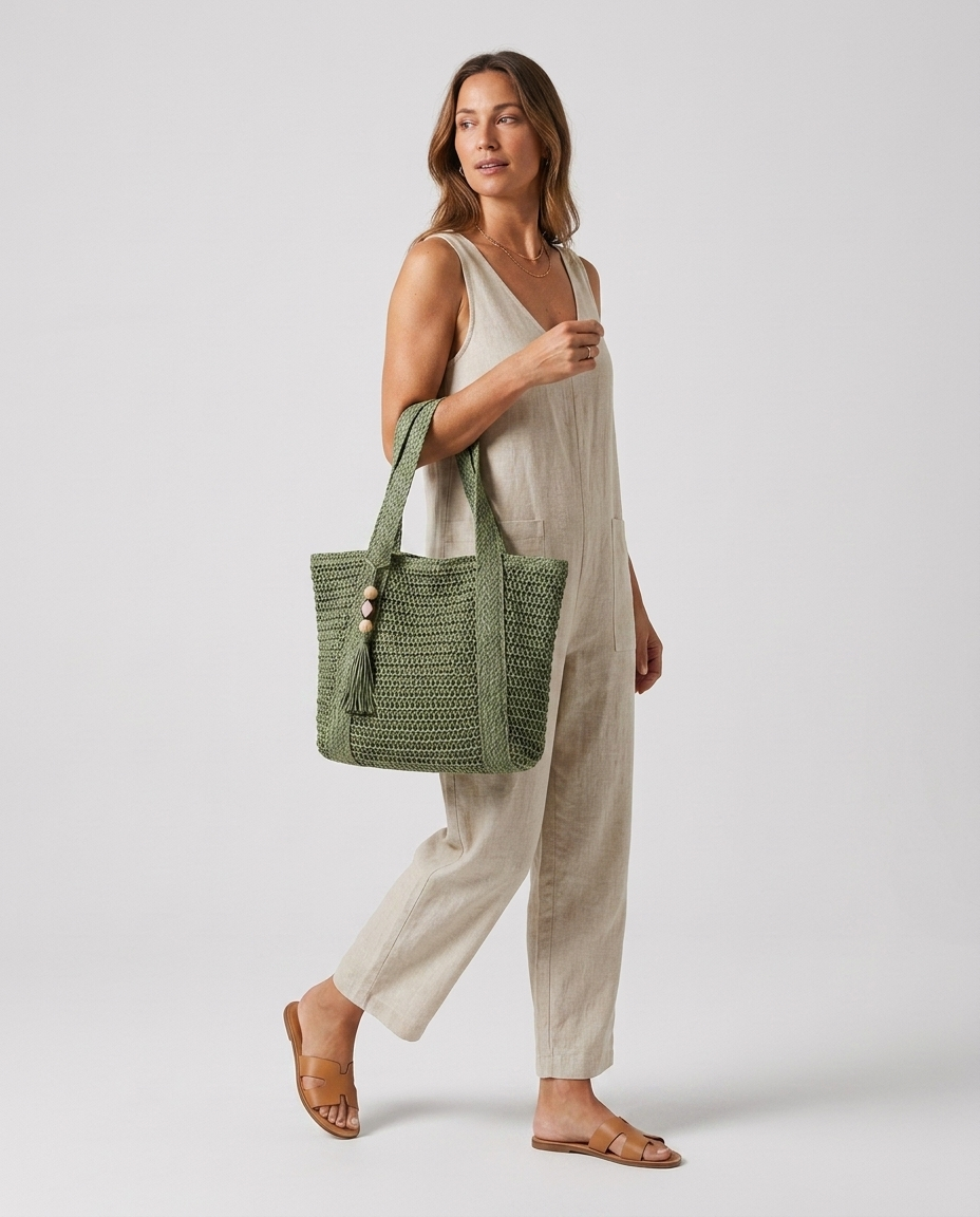 Capri Woven Straw Tote - product_gallery 5
