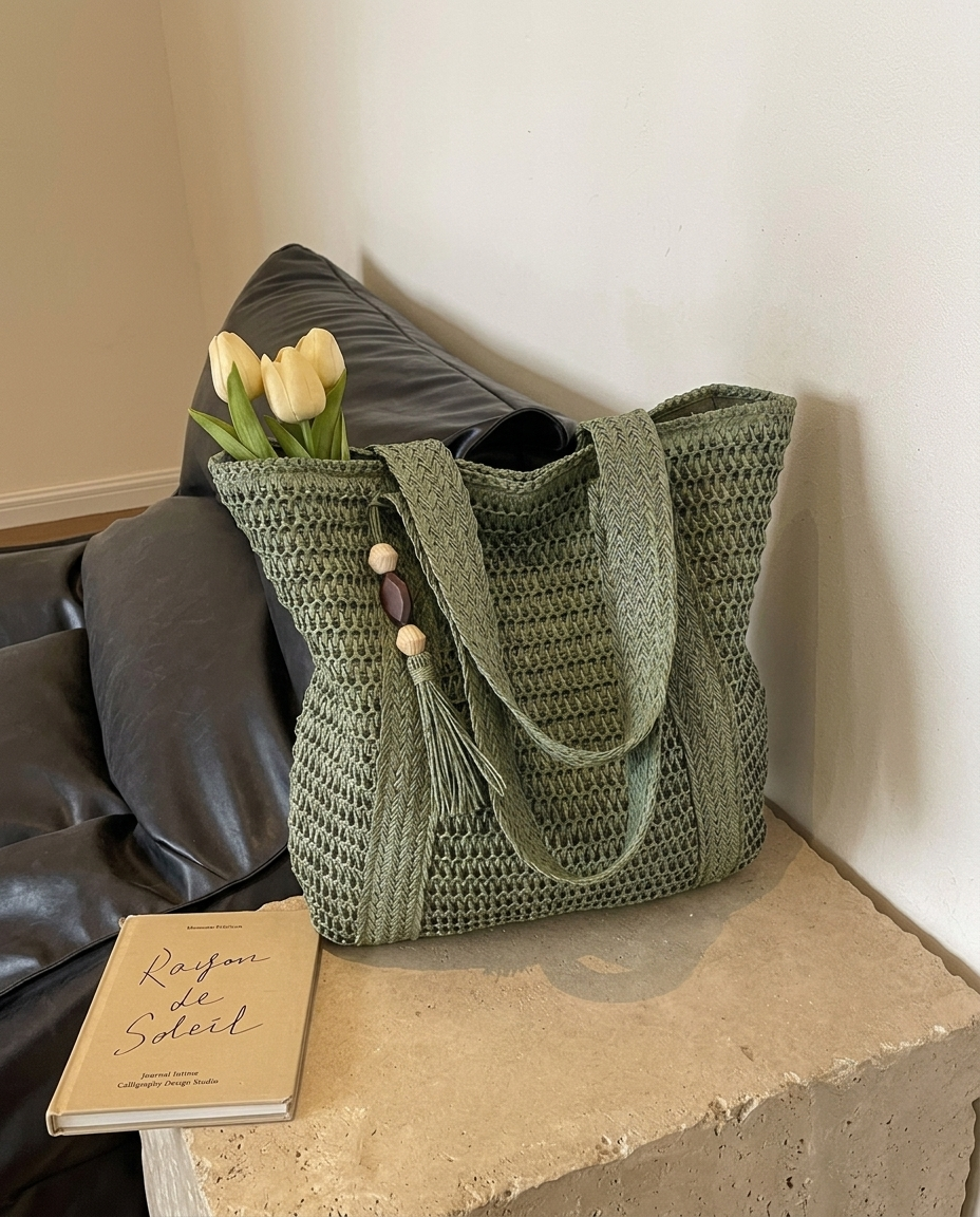 Capri Woven Straw Tote - shopify_variant_image 6