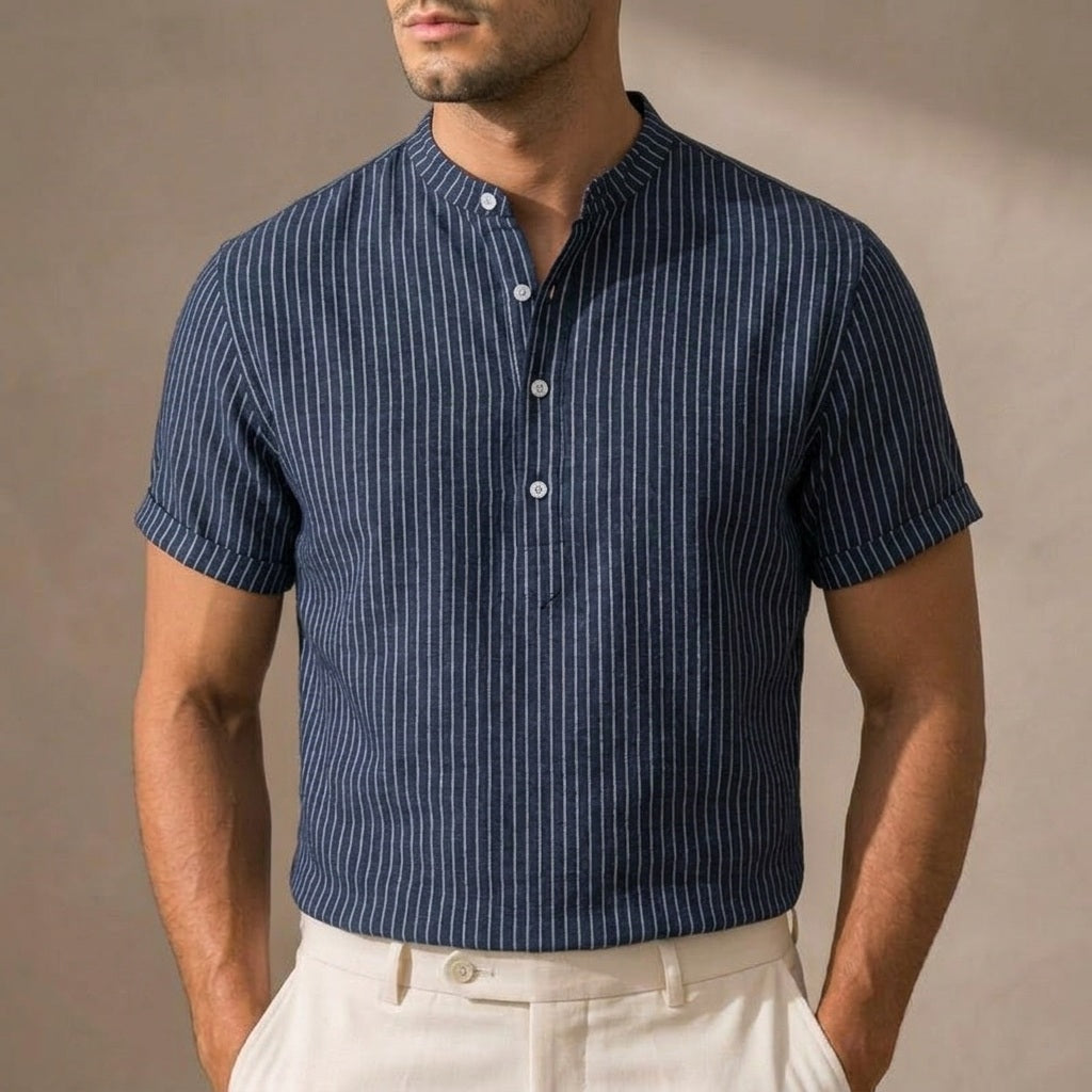 Hudson & Wells Langston Button-Up Reference A variant image - Ink