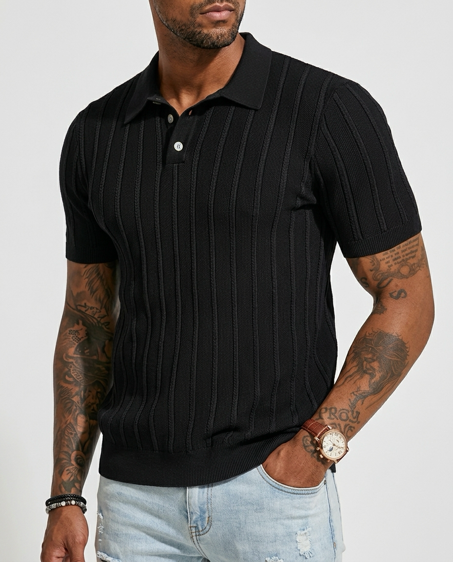 Mercer Textured Polo
