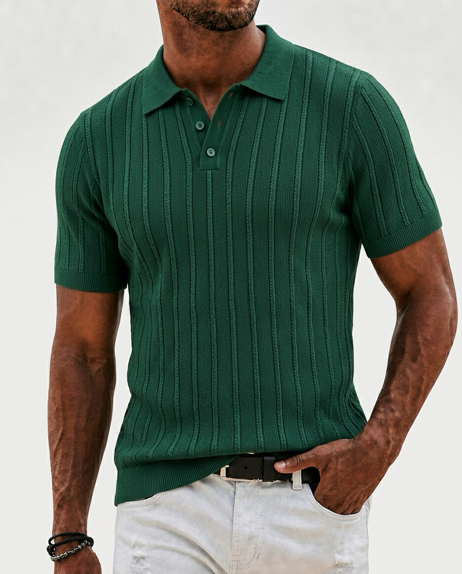 Mercer Textured Polo