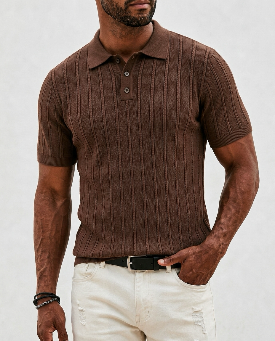 Mercer Textured Polo