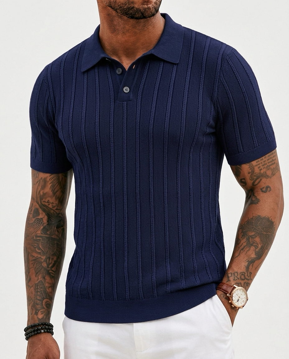Mercer Textured Polo