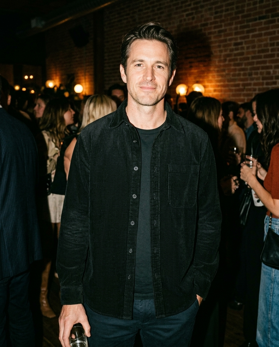 Midwest Corduroy — Black | Hudson & Wells