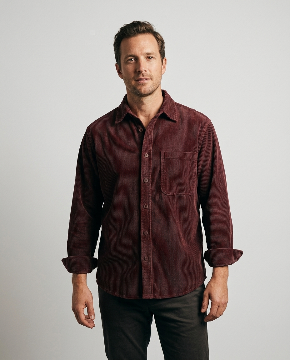 Midwest Corduroy — Red | Hudson & Wells