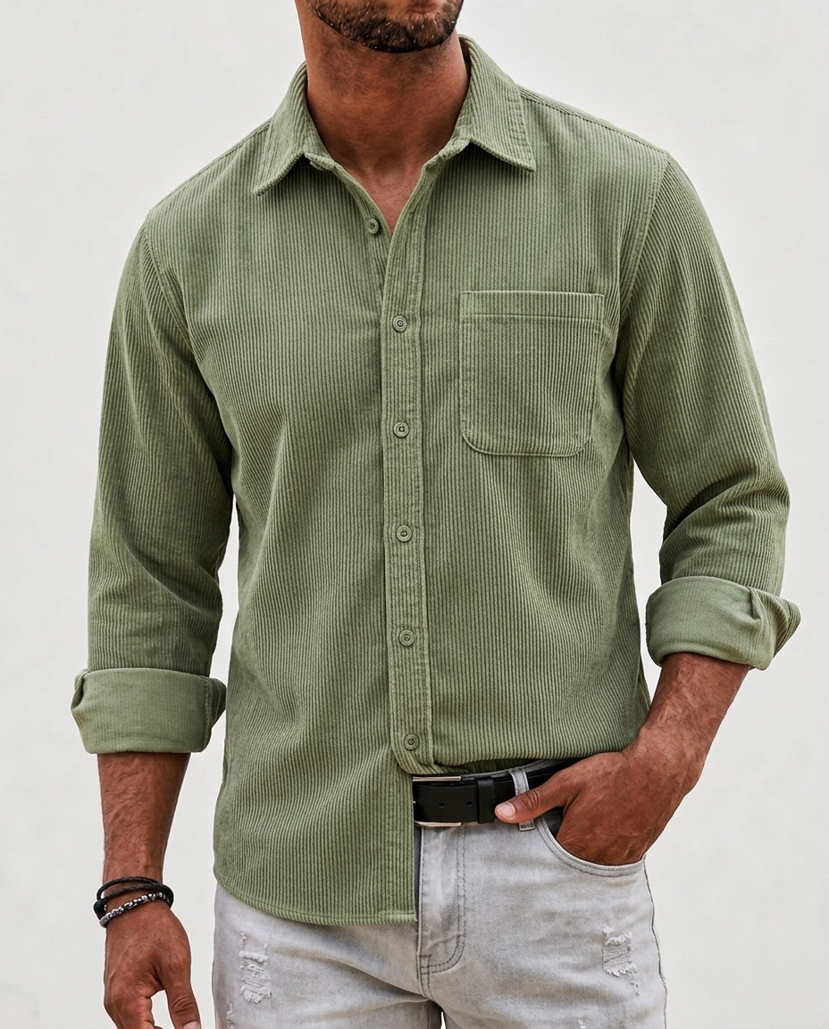 Midwest Corduroy — Sage | Hudson & Wells