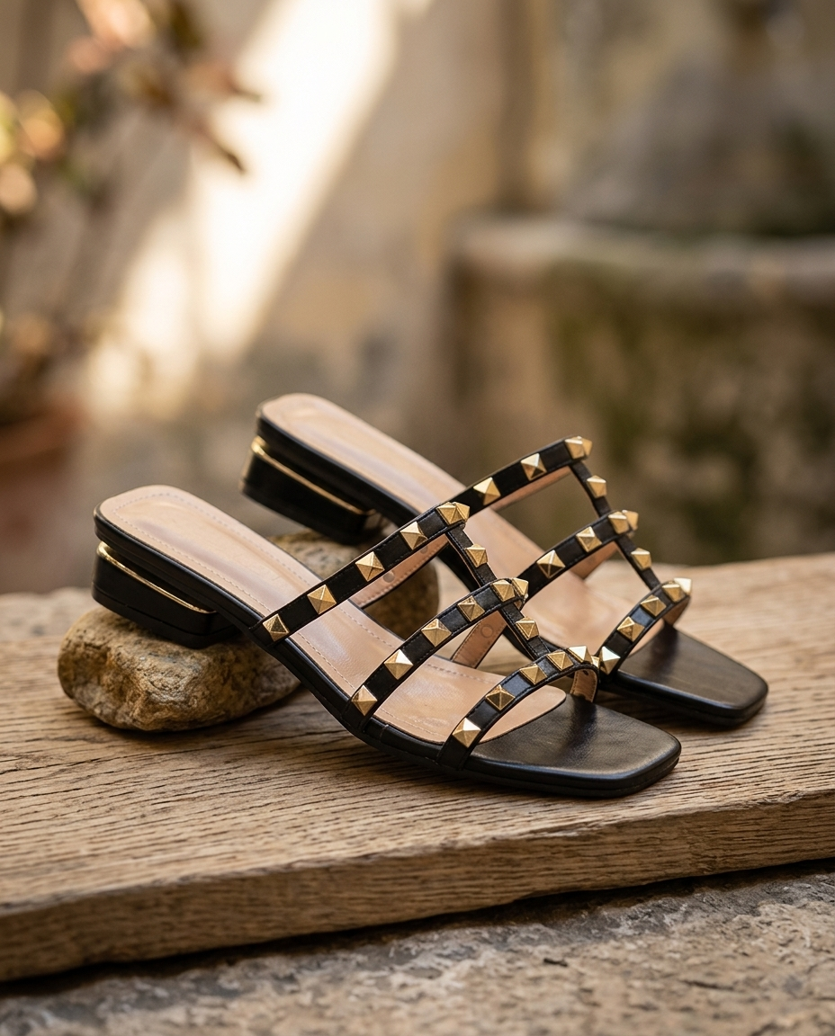 Odette Studded Sandal